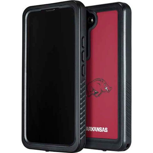 University of Arkansas-Fayetteville Razorbacks Red Logo Galaxy S24 Plus Waterproof Case